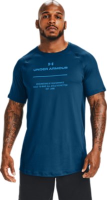 Under Armour Mens MK1 Logo Graphic HeatGear UA Short Sleeve T-Shirt